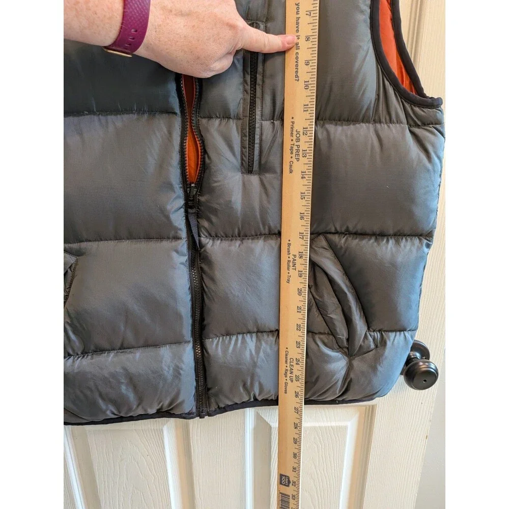 Reversible Down Filled Mock Neck Puffer Men's Vest